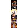 Spoontiques – Trick or Treat – Halloween – Welcome Porch Sign – Decorative Home Décor Wooden Signs – Rustic Outdoor Decoration – Durable and Weatherproof – Entryway Decoration – 8” x 40”(Haunted Home)