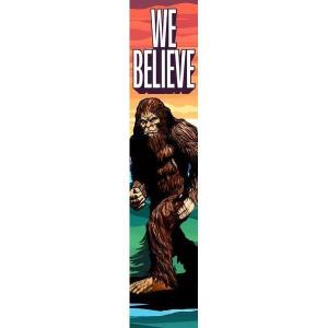 Spoontiques – Trick or Treat – Halloween – Welcome Porch Sign – Decorative Home Décor Wooden Signs – Rustic Outdoor Decoration – Durable and Weatherproof – Entryway Decoration – 8” x 40”(Big Foot)