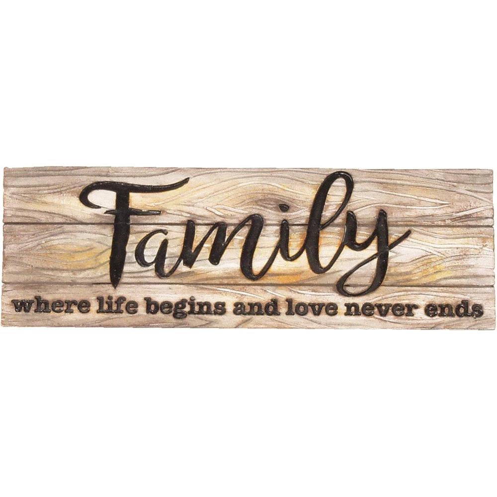 image:imageSpoontiques Boo Desk Sign Decorative Home Dcor Wooden Sign Durable Entryway amp Desk Decor 775Brown
