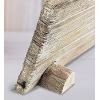 Spoontiques Boo Desk Sign – Decorative Home Décor Wooden Sign – Durable Entryway & Desk Decor (7.75″)(Multi)