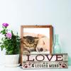 Spoontiques Boo Desk Sign – Decorative Home Décor Wooden Sign – Durable Entryway & Desk Decor (7.75″)(Ravenclaw)