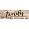 Spoontiques Boo Desk Sign – Decorative Home Décor Wooden Sign – Durable Entryway & Desk Decor (7.75″)(Brown)