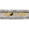 Spoontiques Boo Desk Sign – Decorative Home Décor Wooden Sign – Durable Entryway & Desk Decor (7.75″)(Hufflepuff)