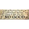 Spoontiques Boo Desk Sign – Decorative Home Décor Wooden Sign – Durable Entryway & Desk Decor (7.75″)(I Solemnly Swear)
