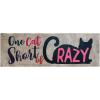 Spoontiques Boo Desk Sign – Decorative Home Décor Wooden Sign – Durable Entryway & Desk Decor (7.75″)(One Cat Short)
