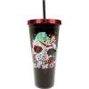 Spoontiques Friday the 13th Foil Cup – 20oz Acrylic Foil Cup with Straw – Metallic Locking Lid – Double Wall Insulated and BPA Free