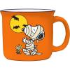 Spoontiques Peanuts Halloween Ceramic Camper Mug, 14oz – Microwave & Dishwasher Safe, for Cold & Hot Beverages – Snoopy(Peanuts Halloween)