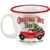 Spoontiques Peanuts Halloween Ceramic Camper Mug, 14oz – Microwave & Dishwasher Safe, for Cold & Hot Beverages – Snoopy(Red Truck)
