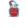 Spoontiques Trick or Treat Yard Sign – Garden Décor – Decorative Sign for Lawn and Yard – Multicolored(Snoopy Christmas)