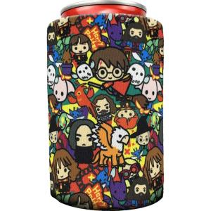 Spoontiques – Neoprene Can Cooler – Durable Insulated Neoprene Holder for Cans or Bottles – Metallic Finish with Glitter Accents – Perfect for Parties or Gifts – Peanuts Halloween Can Cooler(Harry Potter)