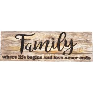 Spoontiques Boo Desk Sign – Decorative Home Décor Wooden Sign – Durable Entryway & Desk Decor (7.75″)(Brown)