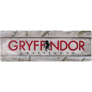 Spoontiques Boo Desk Sign – Decorative Home Décor Wooden Sign – Durable Entryway & Desk Decor (7.75″)(Gryffindor)