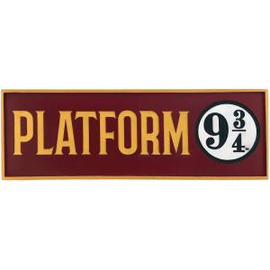 Spoontiques Boo Desk Sign – Decorative Home Décor Wooden Sign – Durable Entryway & Desk Decor (7.75″)(Platform 9-3/4)