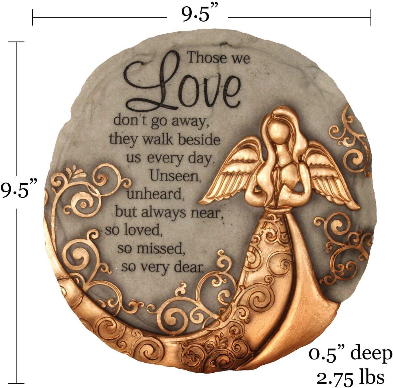 image:imageSpoontiques Garden Dcor Cardinal Stepping Stone Decorative Stone for GardenBronze Angel