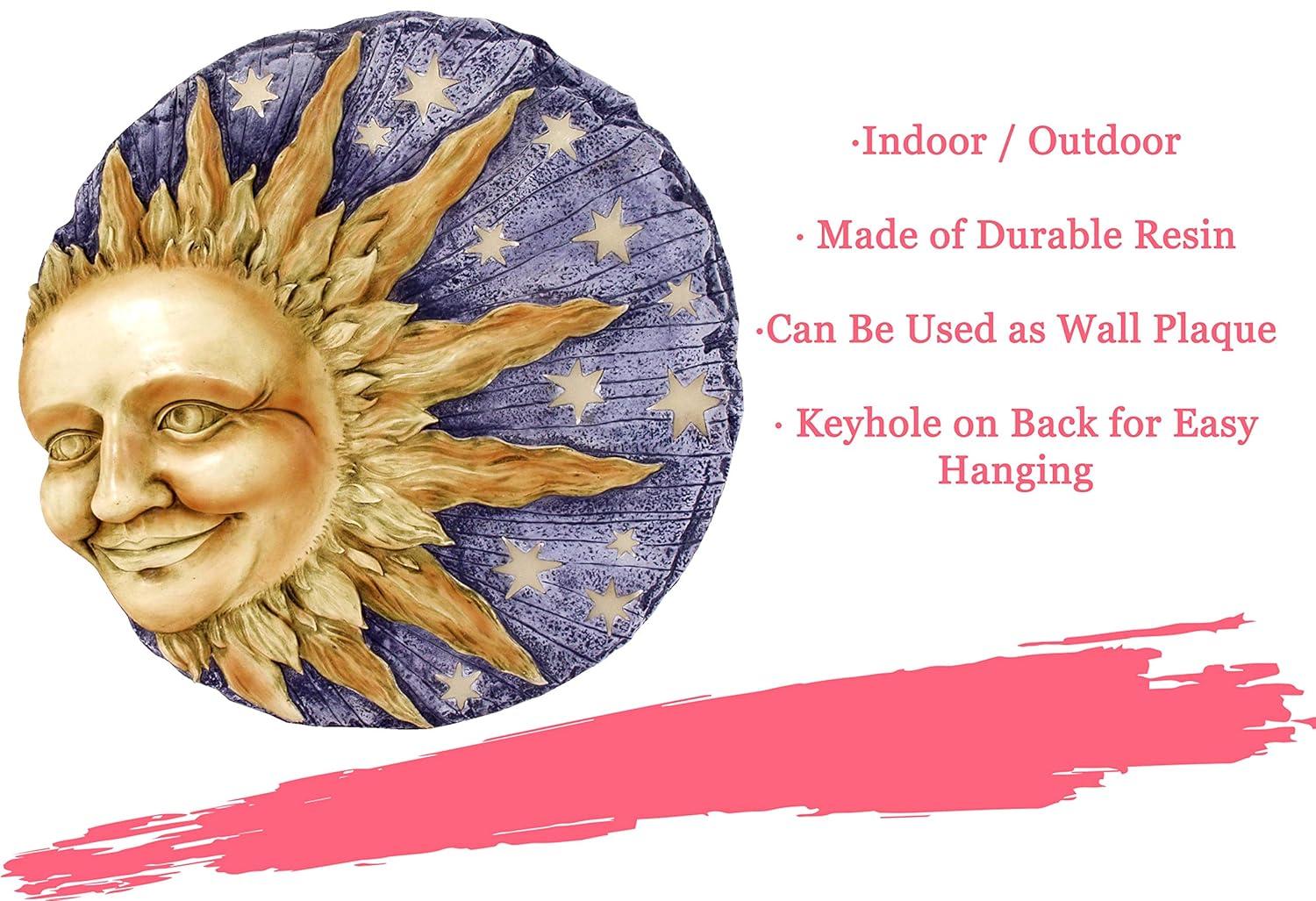 image:imageSpoontiques Garden Dcor Celestial Glow Stepping Stone Decorative Stone for Garden