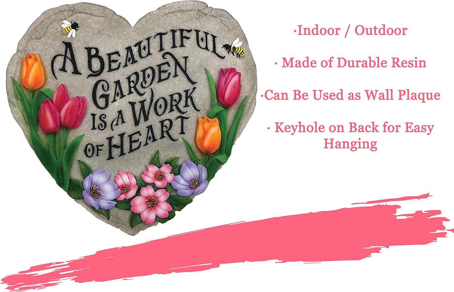 image:imageSpoontiques Garden Dcor Grandmas Garden Stepping Stone Decorative Stone for GardenBeautiful Garden