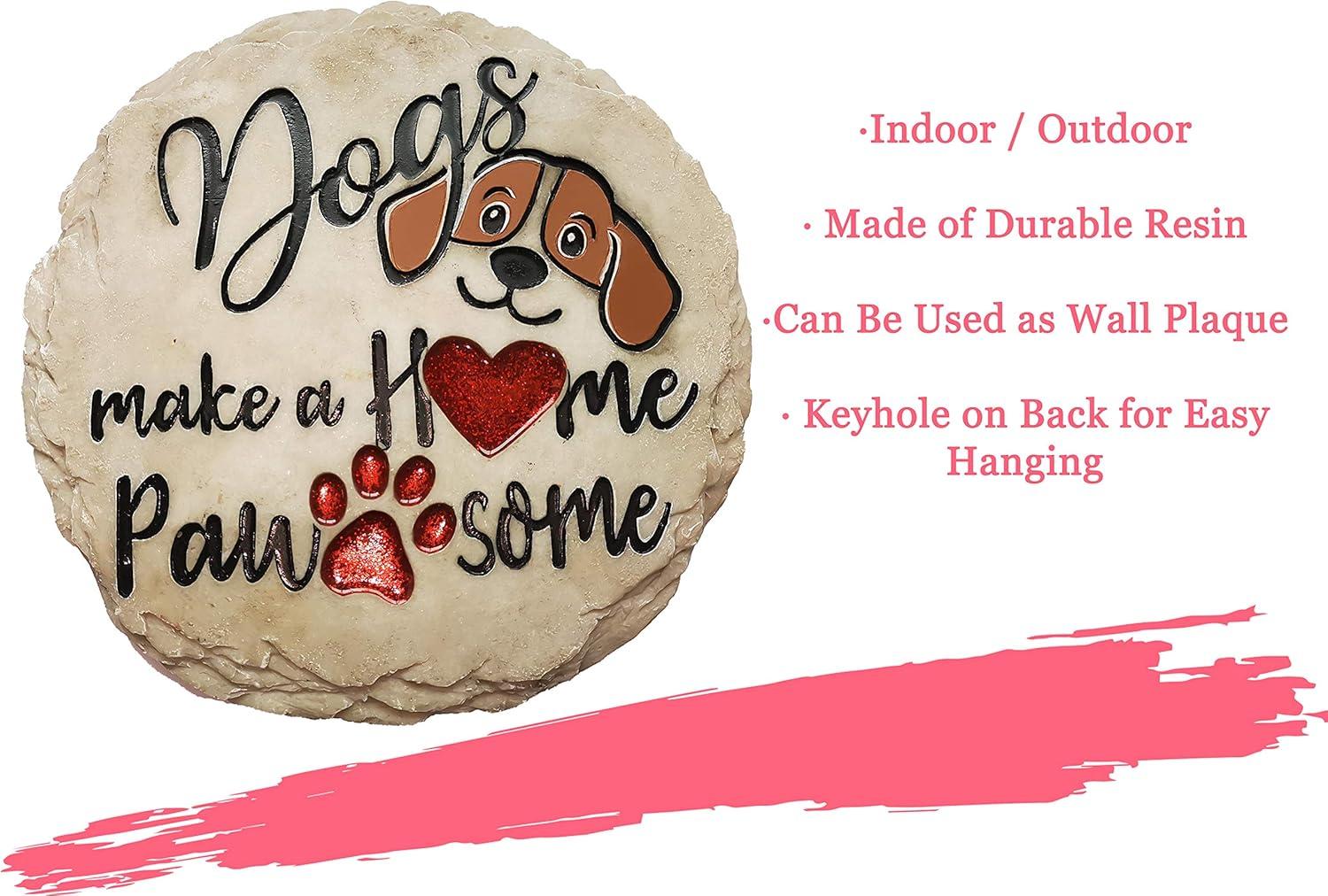 image:imageSpoontiques Garden Dcor Grandmas Garden Stepping Stone Decorative Stone for GardenDogs Make a Home