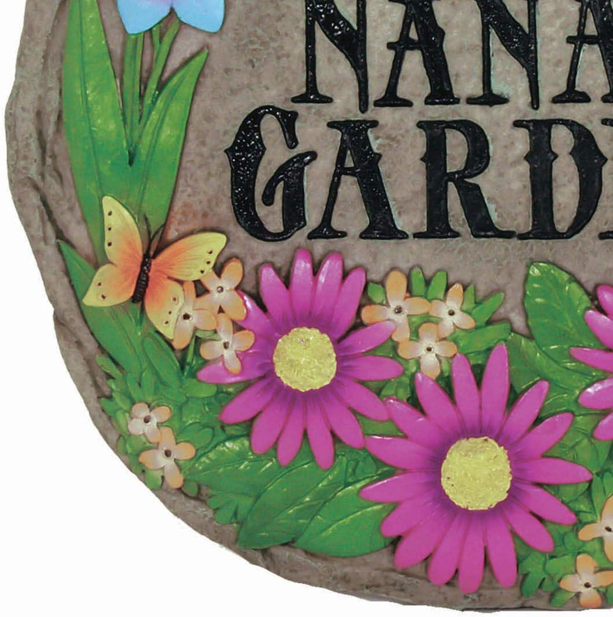image:imageSpoontiques Garden Dcor Grandmas Garden Stepping Stone Decorative Stone for GardenNanas Garden