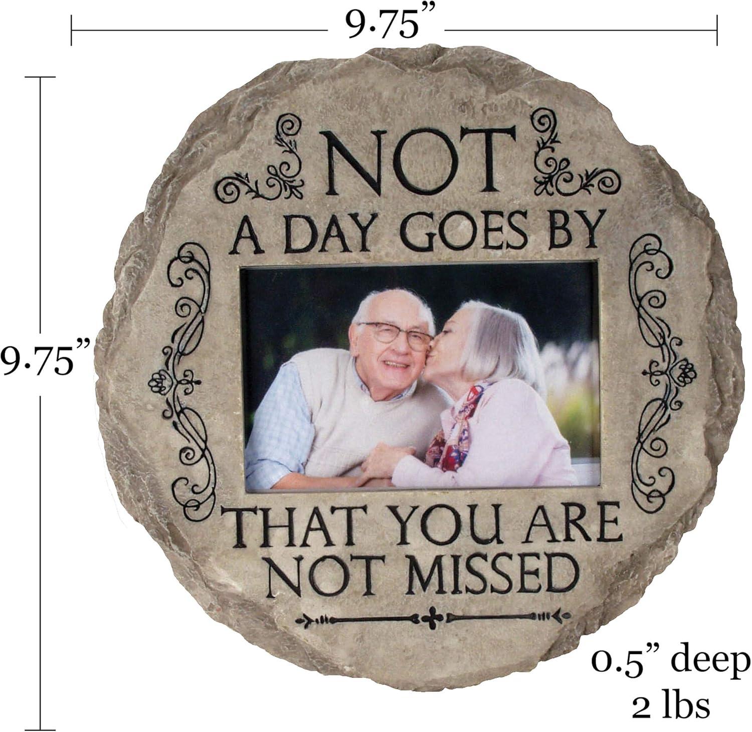 image:imageSpoontiques Garden Dcor Memory Grandpa Stepping Stone Decorative Stone for GardenMemory Grandpa
