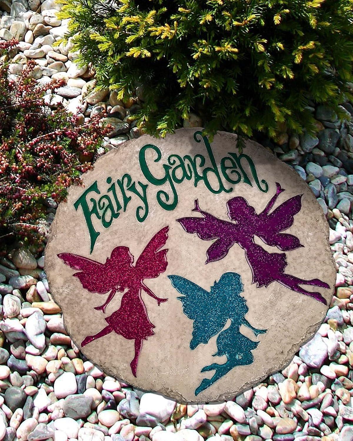 image:imageSpoontiques Garden Dcor Memory Grandpa Stepping Stone Decorative Stone for GardenMemory Grandpa