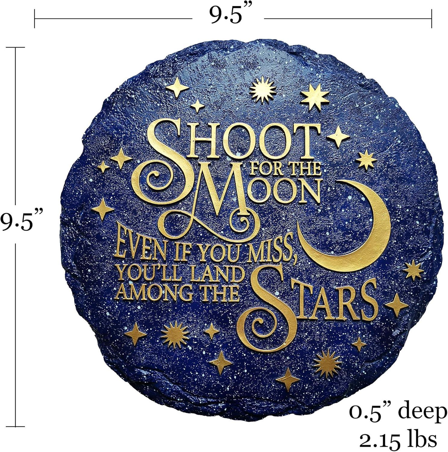 image:imageSpoontiques Garden Dcor Shoot for The Stars Stepping Stone Decorative Stone for Garden