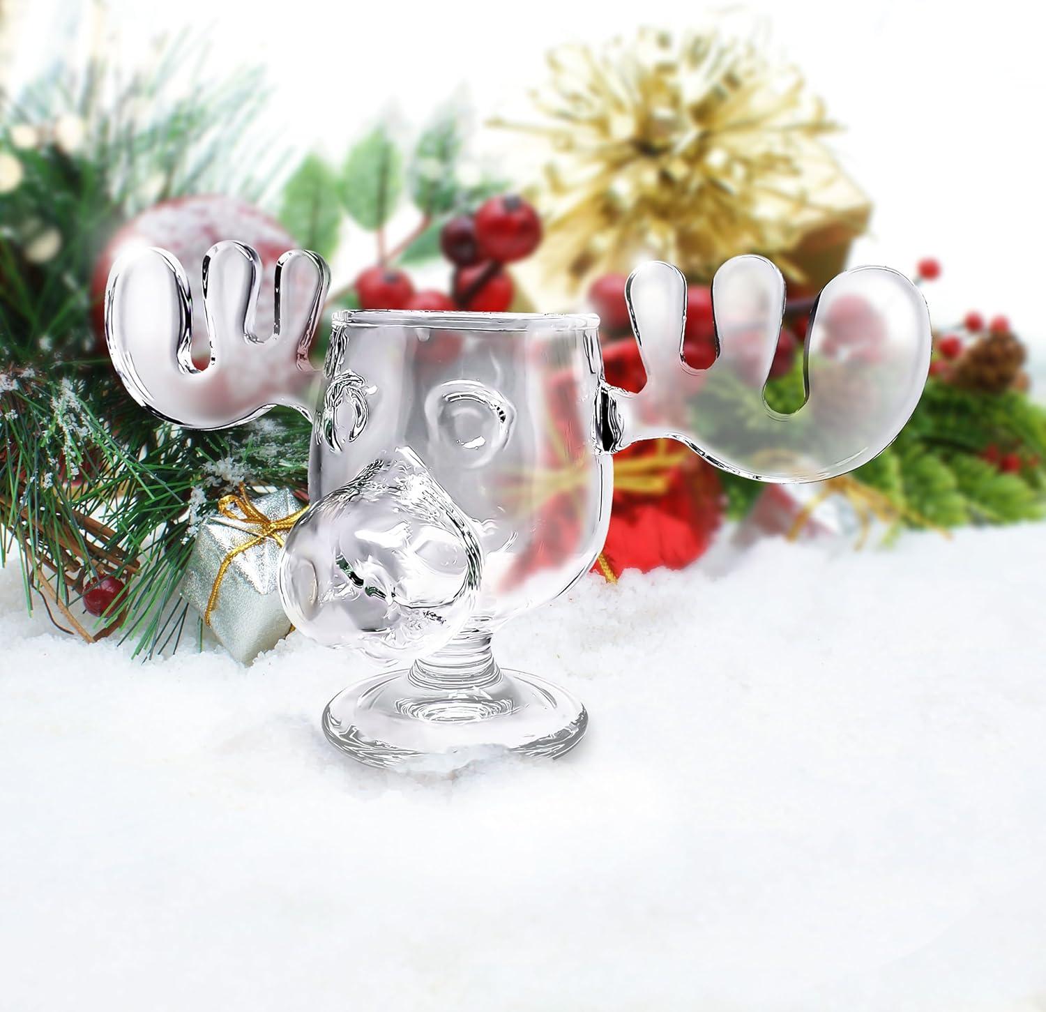image:imageSpoontiques National Lampoons Christmas Vacation Acrylic Moose Cup Griswold Moose Mug 45 6 OunceClear8 Ounces