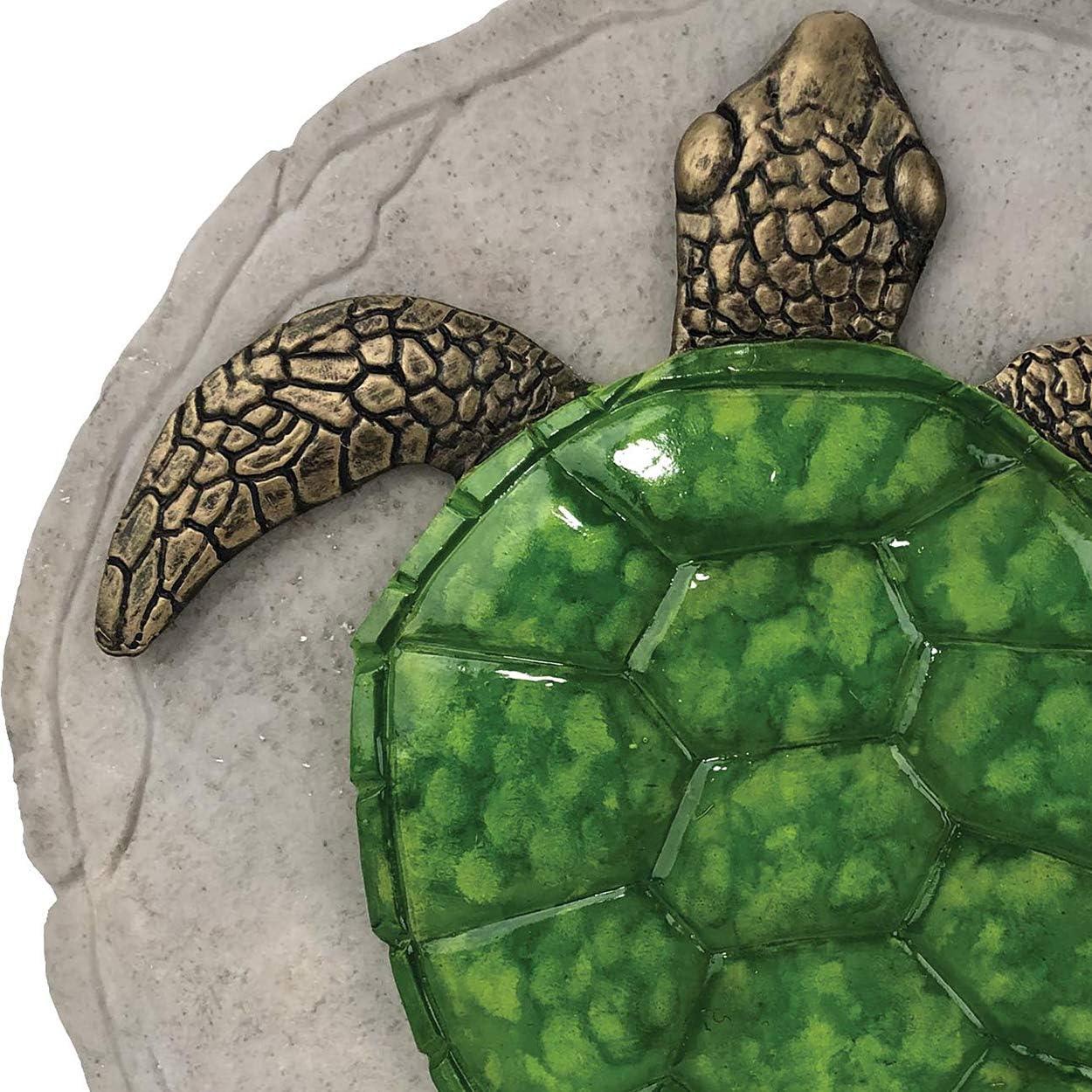 image:imageSpoontiques Garden Dcor Turtle Stepping Stone Decorative Stone for GardenTurtle