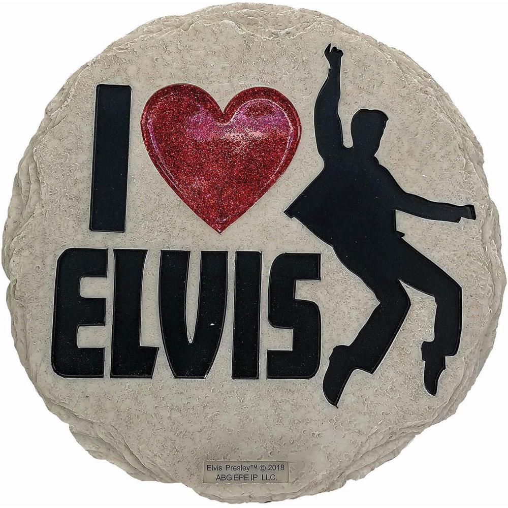 image:imageSpoontiques Garden Dcor Elvis Stepping Stone Decorative Stone for Garden
