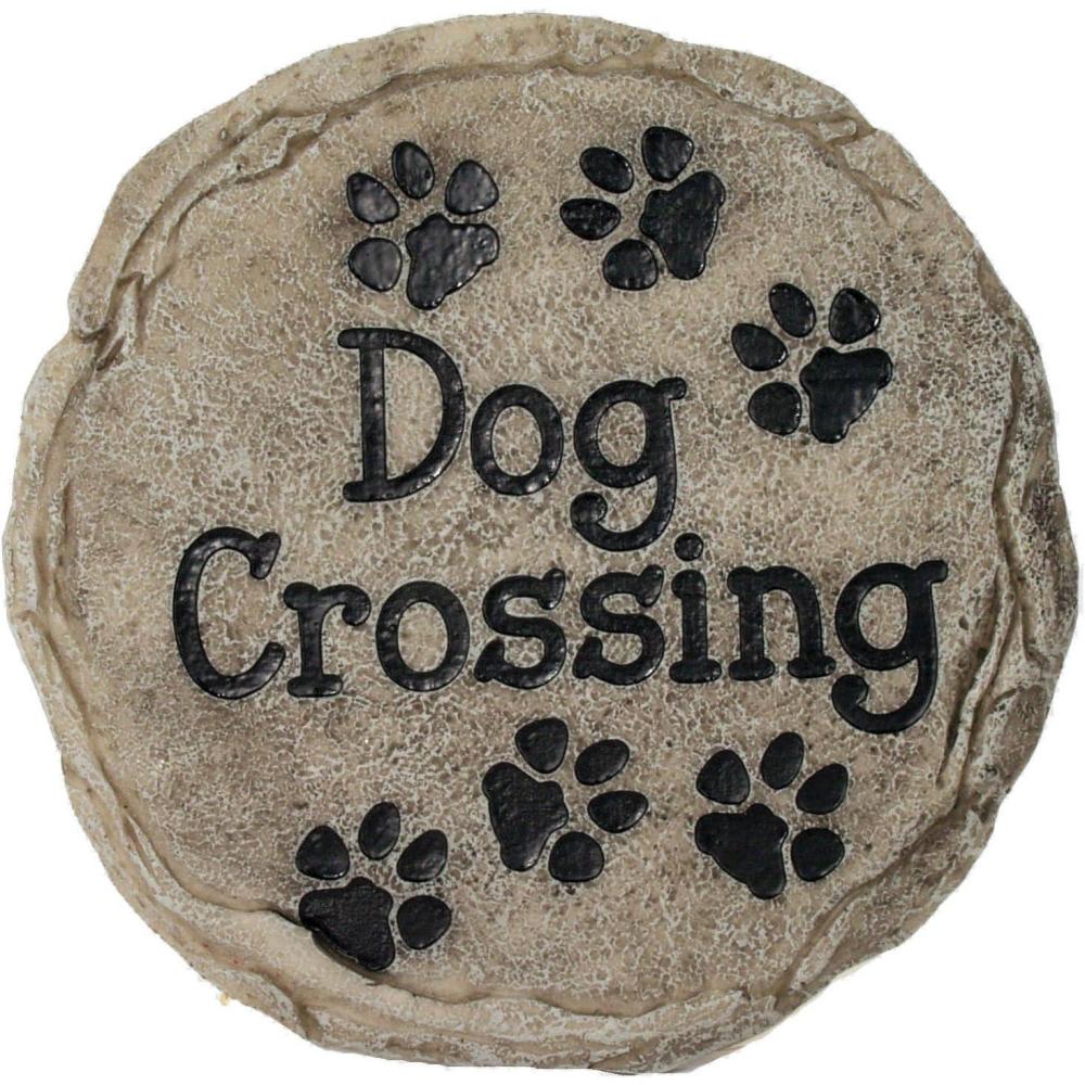 image:imageSpoontiques  Garden Dcor  Grandmas Garden Stepping Stone  Decorative Stone for GardenDog Crossing