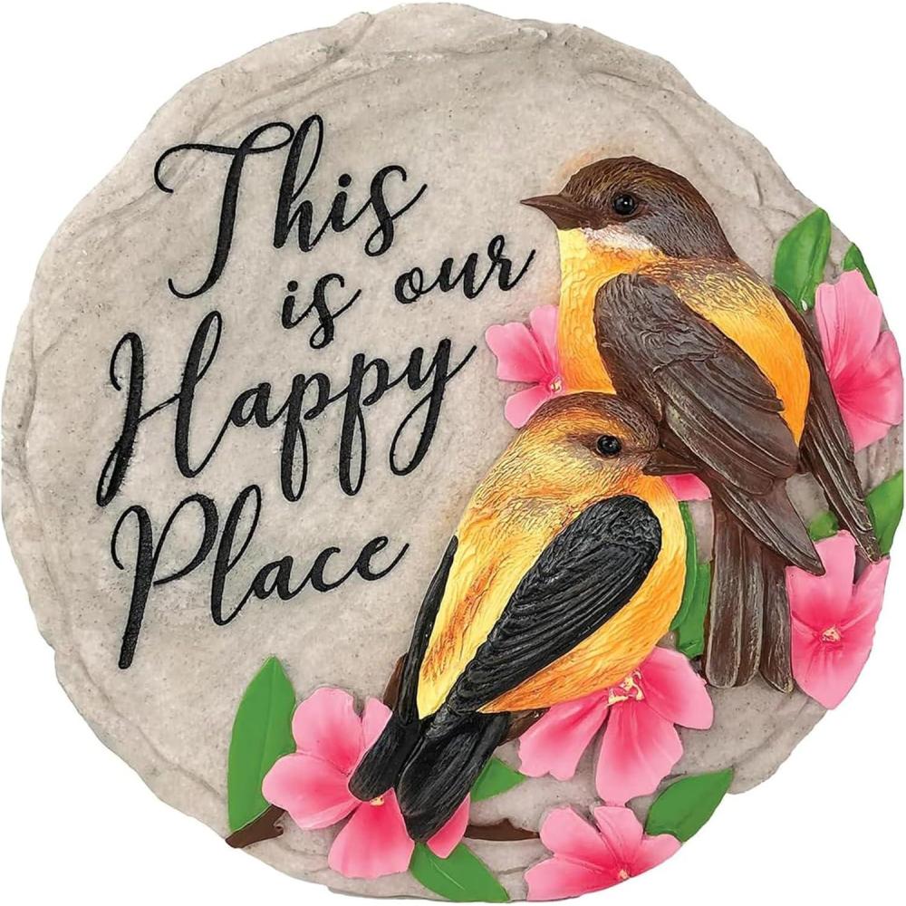 image:imageSpoontiques  Garden Dcor  No Place Like Home Stepping Stone  Decorative Stone for Garden