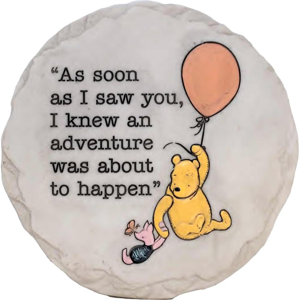 image:imageSpoontiques Garden Dcor Pooh Adventure Stepping Stone Decorative Stone for Garden