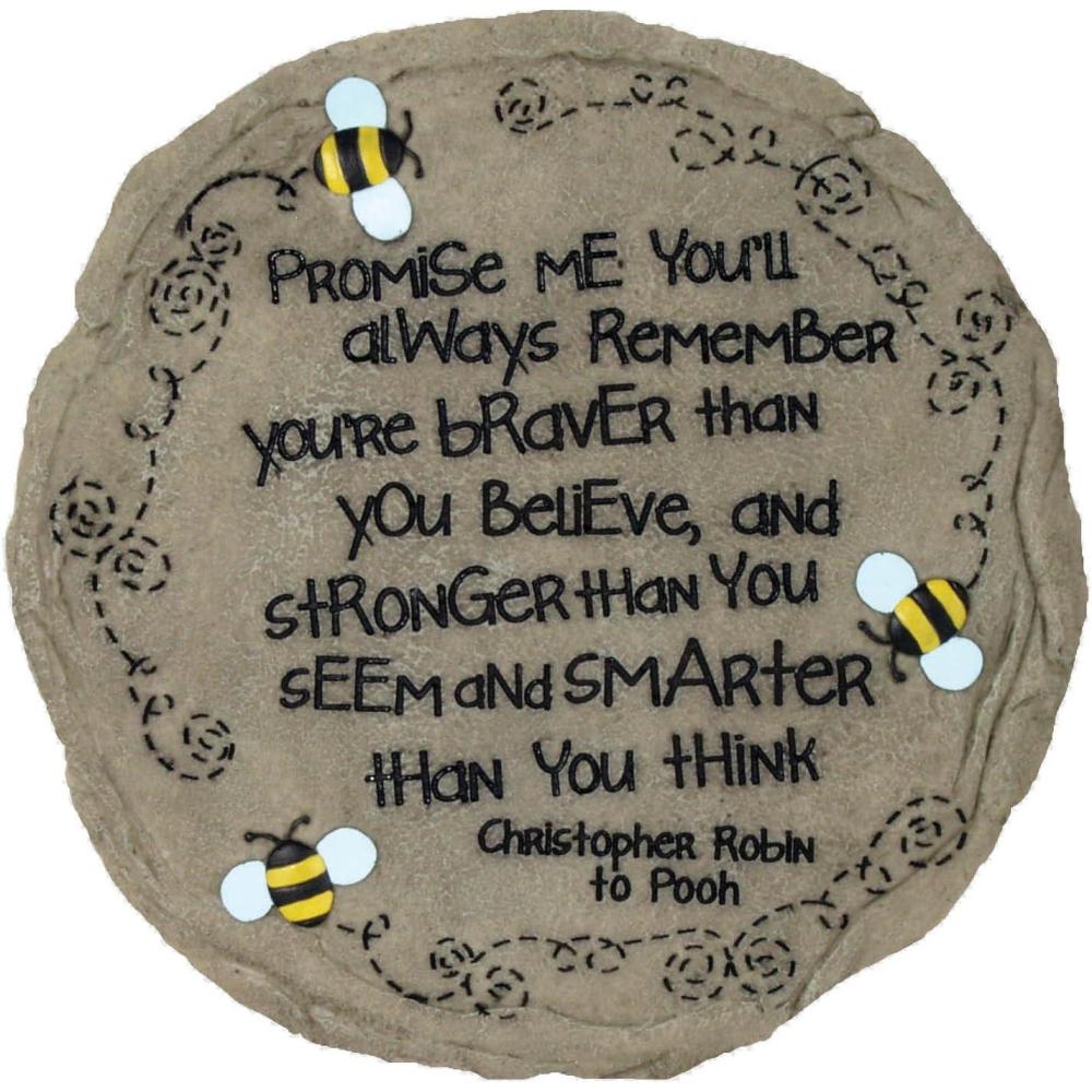 image:imageSpoontiques Garden Dcor Promise Me Stepping Stone Decorative Stone for Garden
