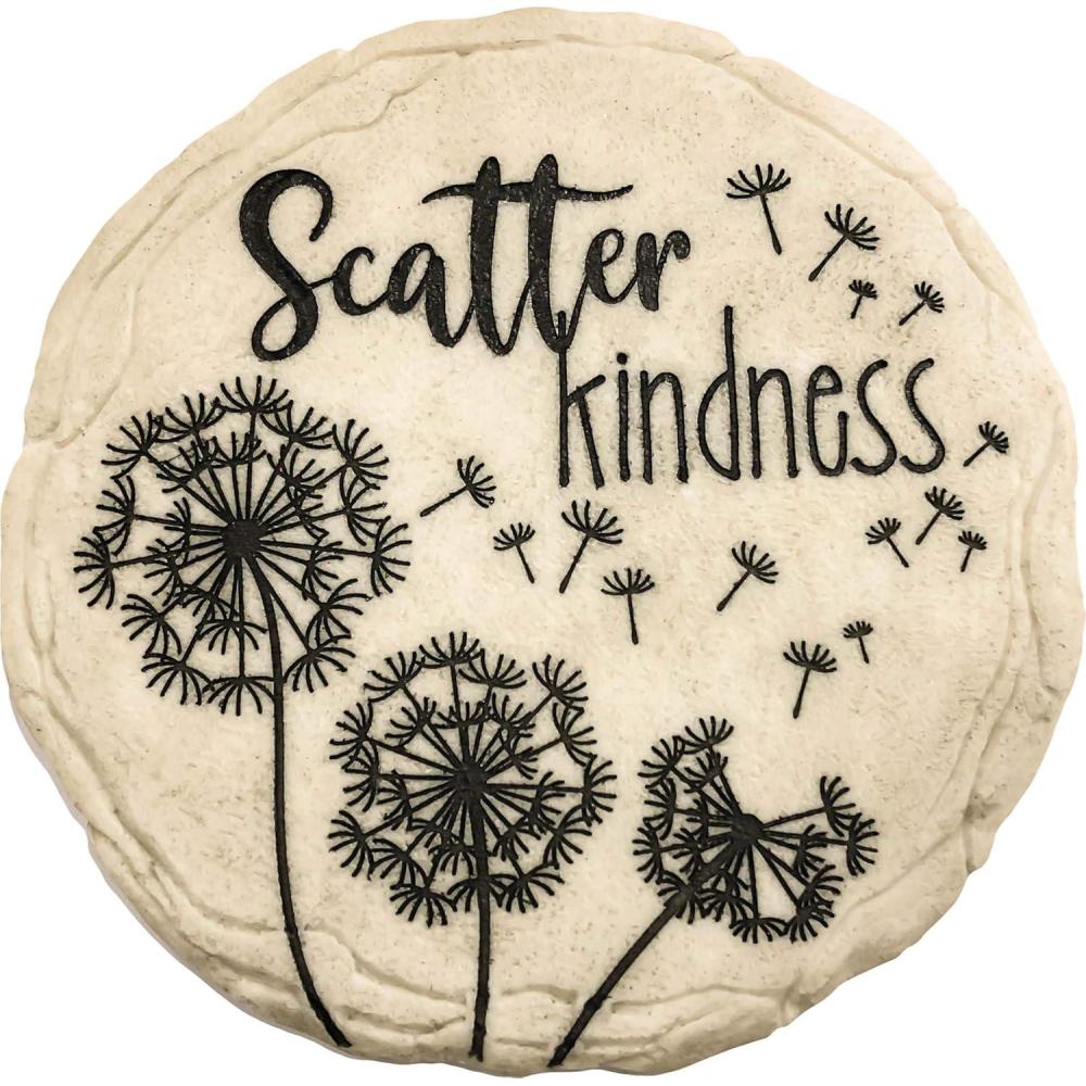 image:imageSpoontiques  Garden Dcor  Scatter Kindness Stepping Stone  Decorative Stone for GardenScatter Kindness