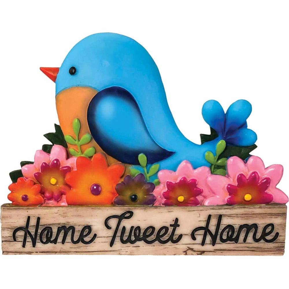 image:imageSpoontiques  Home Tweet Home Garden Stake  Garden Dcor  Decorative Stake for Lawn and Yard  Multicolored