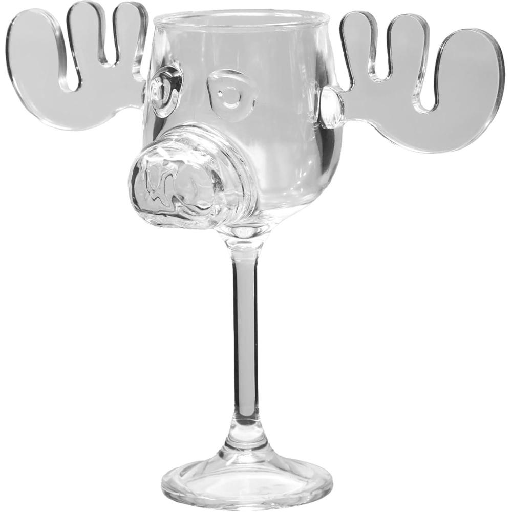 image:imageSpoontiques National Lampoons Christmas Vacation Acrylic Moose Cup Griswold Moose Mug 45 6 OunceClear5 Ounces