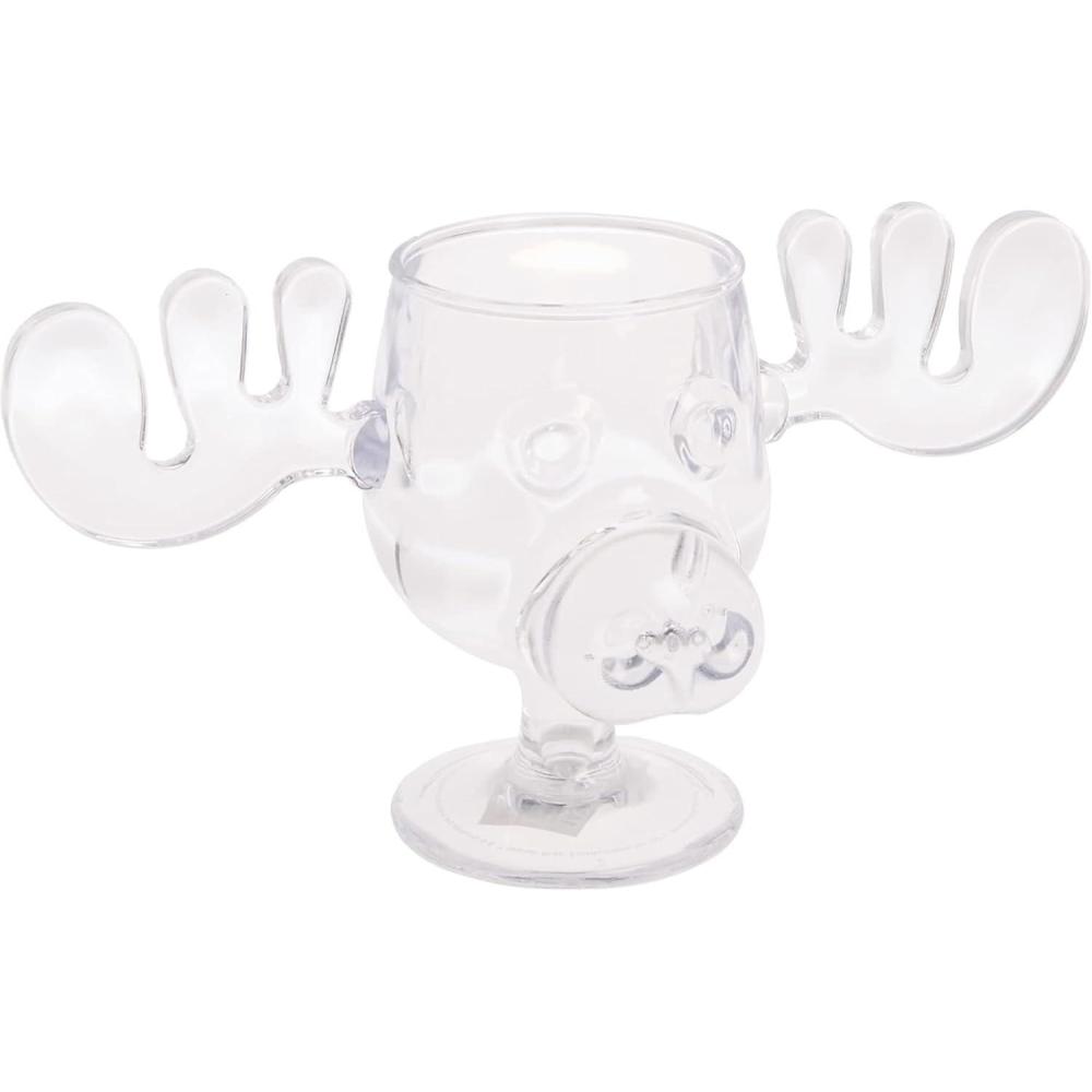 image:imageSpoontiques National Lampoons Christmas Vacation Acrylic Moose Cup Griswold Moose Mug 45 6 OunceClear6 Ounces