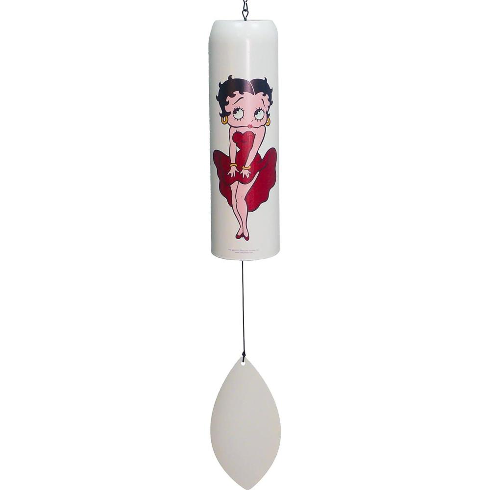 image:imageSpoontiques Peanuts Group Wind Chime  Outdoor Garden Dcor  Decorative Chimes for Yard Garden Backyard and Patio DecorationBetty Boop Bell