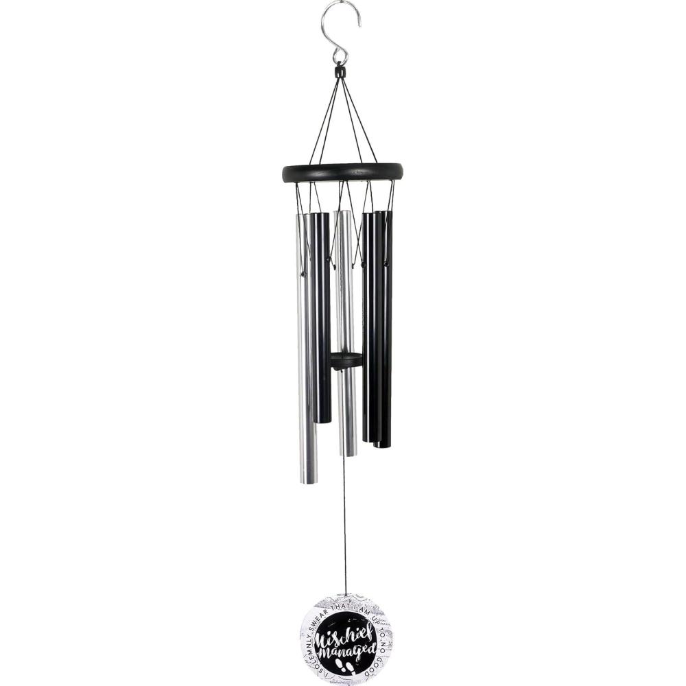 image:imageSpoontiques Peanuts Group Wind Chime  Outdoor Garden Dcor  Decorative Chimes for Yard Garden Backyard and Patio DecorationMischief Managed