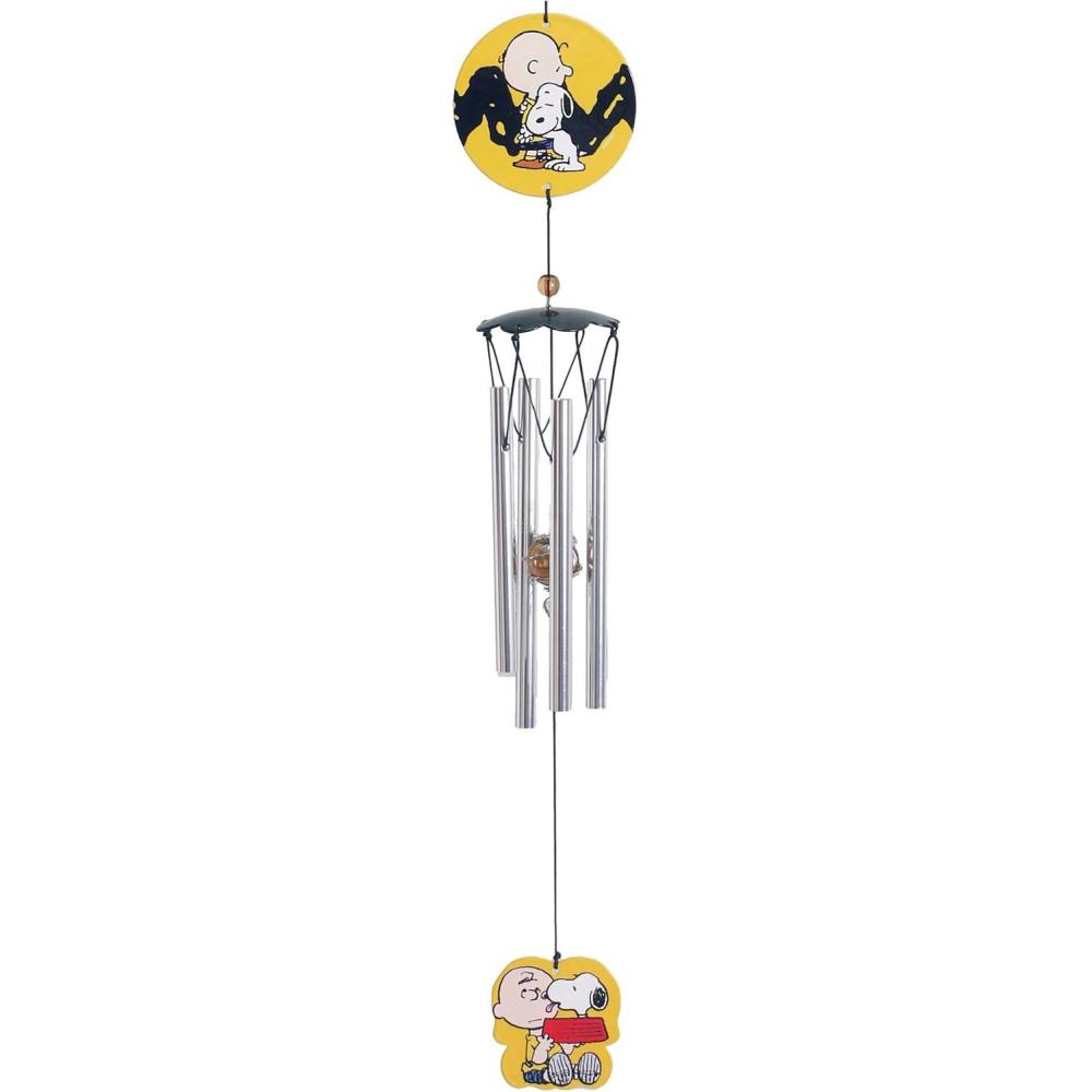 image:imageSpoontiques Peanuts Group Wind Chime Outdoor Garden Dcor Decorative Chimes for Yard Garden Backyard and Patio DecorationPeanuts Charlie Brown