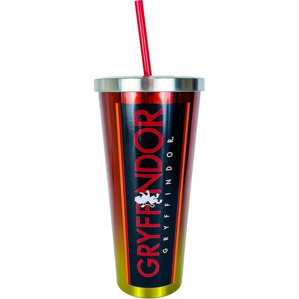 image:imageSpoontiques Scooby Doo Stainless Steel Tumbler 24oz  Double Wall Insulated Travel Cup with StrawGryffindor