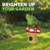 Spoontiques – Birdhouse – Garden Décor – Decorative Bird House for Yard and Garden Decoration – Hanging Novelty for Outdoor Patio – Gnome Birdhouse(Frog on Mushroom)