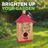 Spoontiques – Birdhouse – Garden Décor – Decorative Bird House for Yard and Garden Decoration – Hanging Novelty for Outdoor Patio – Gnome Birdhouse(Home Sweet Home)