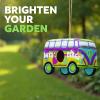 Spoontiques – Birdhouse – Garden Décor – Decorative Bird House for Yard and Garden Decoration – Hanging Novelty for Outdoor Patio – Taco Truck Birdhouse(Love Bus)