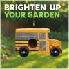 Spoontiques – Birdhouse – Garden Décor – Decorative Bird House for Yard and Garden Decoration – Hanging Novelty for Outdoor Patio – Taco Truck Birdhouse(School Bus)