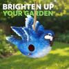 Spoontiques – Birdhouse – Garden Decor – Decorative Bird House for Yard and Garden Decoration – Hanging Novelty for Outdoor Patio – Wine Barrel Birdhouse