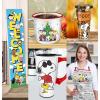 Spoontiques – Ceramic Travel Coffee Mug with Lid and Handle – Spill Proof Lid – Double Walled Mug for Hot and Cold Beverages – Microwave and Dishwasher Safe – Gilmore Girls Travel Mug(Peanuts Joe Cool)