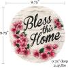 Spoontiques – Garden Décor – Bless This Home Stepping Stone – Decorative Stone for Garden