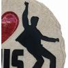 Spoontiques – Garden Décor – Elvis Stepping Stone – Decorative Stone for Garden