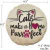 Spoontiques – Garden Décor – Grandma’s Garden Stepping Stone – Decorative Stone for Garden(Cats Purrfect)