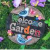 Spoontiques – Garden Décor – Grandma’s Garden Stepping Stone – Decorative Stone for Garden(Dog Crossing)
